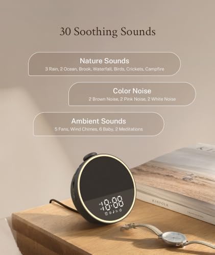 Sound Machine for Sleep, Alarm Clock, Night Light, Sleep Routine - Image 4