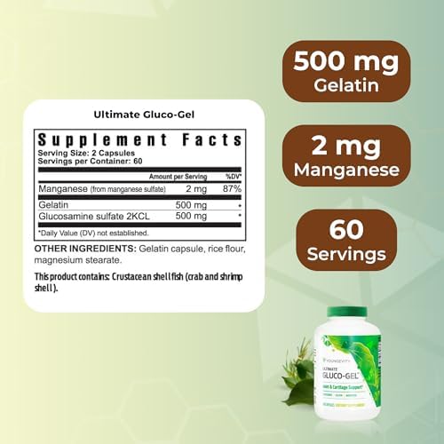 Youngevity Ultimate Gluco-Gel Glucosamine Gelatin Support, 240 Capsules - Image 3