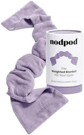 nodpod Patented Gentle Pressure Sleep Mask, Weighted Eye Mask by nodpod