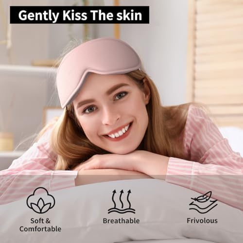 Easysleep Sleep Mask for Side Sleeper Women Men Eye Mask with 3D Contoured Cup Sleeping Mask for Light Blocking Soft Breathable Eye Cover Night Blindfold Mask with Adjustable Strap - Image 6