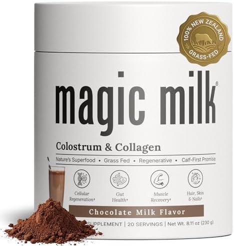 magic milk - New Zealand Grass-Fed Colostrum & Collagen | Chocolate Milk by FastedAthlete