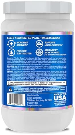 Evogen AminoJect Recovery Formula | Blue Raspberry | 30 Servings - Image 5