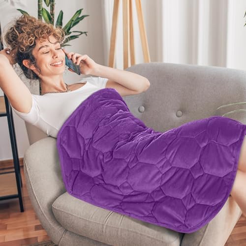 Topblan Weighted Lap Blanket Pad 7lbs for Adults, 29 x 24 Small for Travel by Topblan