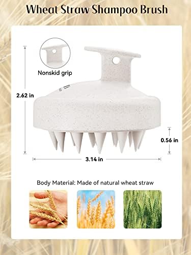 HEETA Scalp Massager Hair Growth Scrubber for Dandruff Removal Hair Care - Image 2