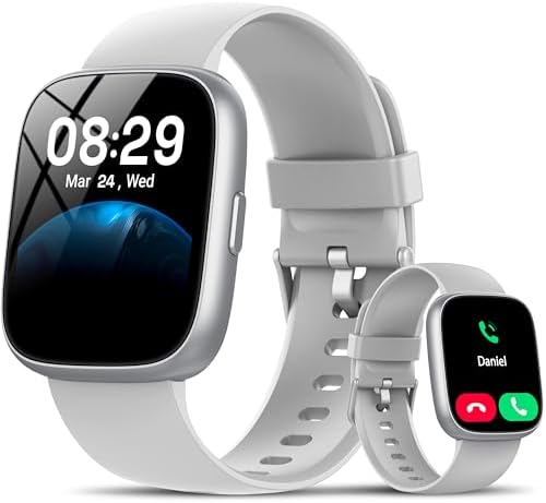 Smart Watch with Alexa Built-in, 1.83" HD Bluetooth Calling Fitness Tracker by Cillso