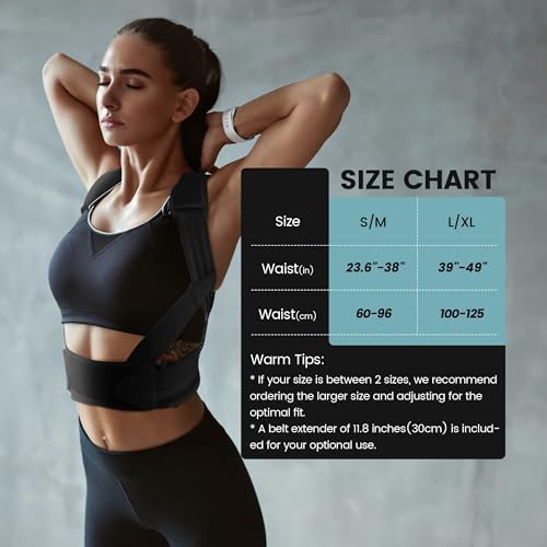 VANRORA Posture Corrector for Women and Men, Adjustable & Comfy Back Brace - Image 2