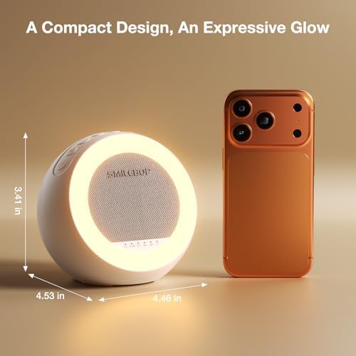 White Noise Sound Machine with Night Light, Portable Sound Machine for Baby and Adults with 10-Color Night Light, 32 Soothing Sounds & 5 Timer for Nursery, Home Office Privacy and Travel - Image 7
