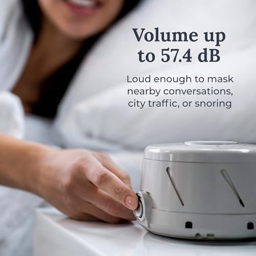 Yogasleep Dohm Classic (Gray) The Original White Noise Machine, Soothing Natural Sound from A Real Fan, Noise Cancelling for Office Privacy, Travel & Meditation, Sleep Therapy for Adults & Baby - Image 3
