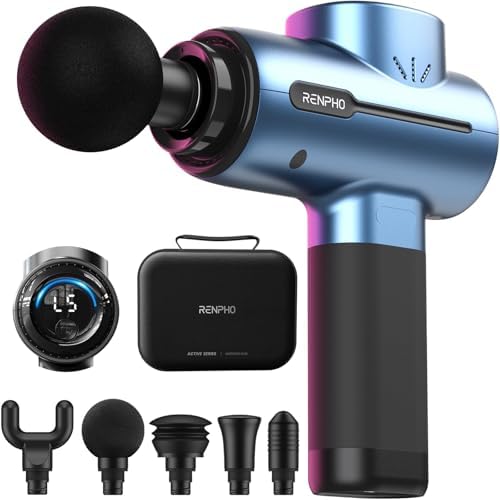 RENPHO Active Massage Gun, Deep Tissue Percussion Back Massager by RENPHO