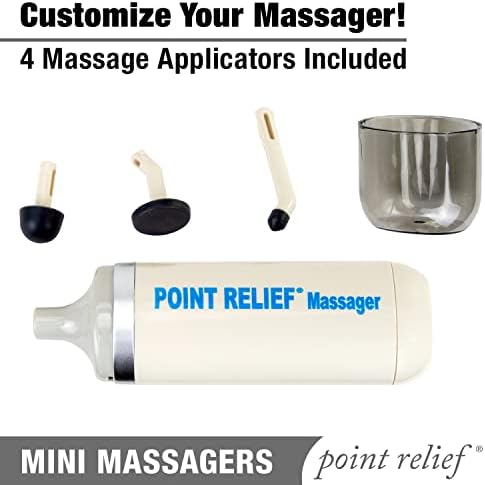 Point Relief 14-1050 Mini Massager for Handheld Targeted Massage Therapy Relieve Muscle Pain - Image 4