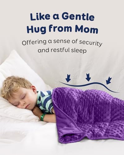 Kivik Weighted Lap Pad, Minky Dots Small Weighted Blanket, 20"x30" 2lbs - Image 2