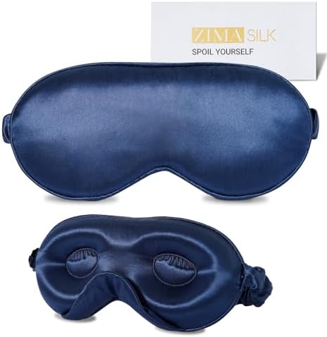 ZIMASILK Adjustable 3D 22 Momme 100% Mulberry Silk Sleep Mask by ZIMASILK