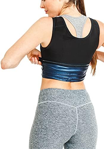 Sweat Shaper Premium Sauna Tank Top For Women, Slimming Sauna Shirt For Women, Sweat Vest for Workouts - Image 6