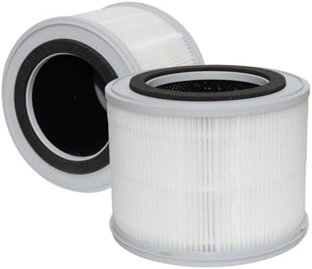 PUREBURG Replacement Filter Compatible with Broan NuTone Air Purifier Model BNAP-100, H13 True HEPA and Activated Carbon Multi-Layer Filtration, Pack of 2 by PUREBURG-PureYourBreath