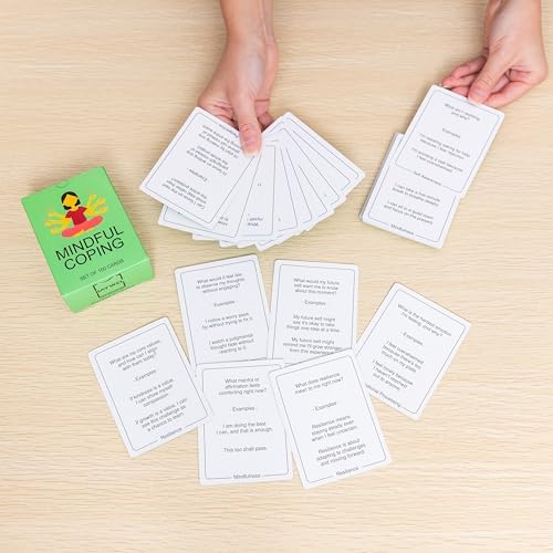 100 Coping Skills Cards for Teens & Adults, Ages 12+ – Mindfulness, Self-Care and Stress Management Activities for Emotional Wellness, Reflection and Calm - Image 6