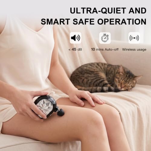 Mini Massage Gun, Diamond Design Massage Gun Deep Tissue for Pocket - Image 6