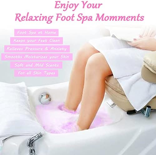 Lanwexy Bath Foot Bombs, 16 Pack Foot Soak with Bath Salt and Tea Tree Oil for Christmas. Organic Natural Handmade Aroma Pure Essential Oil Bubble Feet Balls for Foot Callus, Stubborn Feet Odor Scent. - Image 6