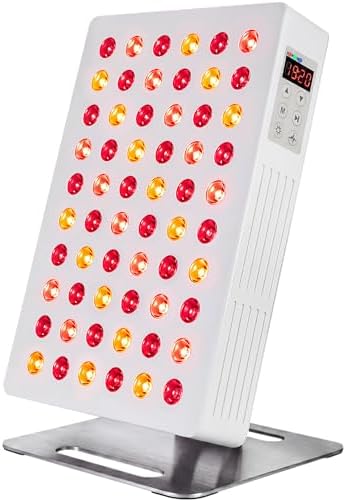 AuroraBox 60 Pro, Clinician-Backed 5 Wavelength Red Light & Near Infrared Light Therapy Panel | FCC/CE/RoHS Tested | 630 660 810 830 850nm | by Tundra Tribe (White, 60 PRO) by TundraTribe