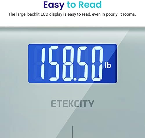Etekcity Digital Body Weight Bathroom Scale with Step-On Technology, 400 Lb, White (Pack of 2) - Image 4