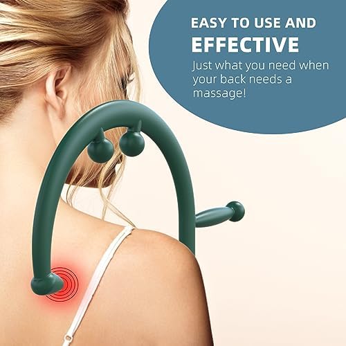 KEINE MARKE Trigger Point Massage Tool Body Deep Tissue Handheld Back, Neck, Shoulder, Leg and Feet Massager Rod, Muscle Release Tool Self Massage Hook Cane for Women & Men - Image 2