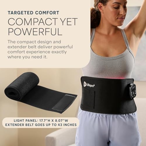 Lifepro Allevared Mini Red Light Therapy Belt- 120 Triple Chip LED Belt - Image 3