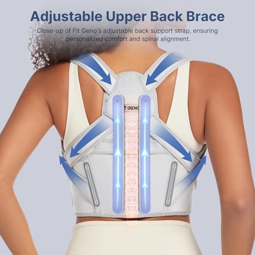 Fit Geno Posture Corrector for Women Lite, Upper Back Brace for Slouching - Image 3
