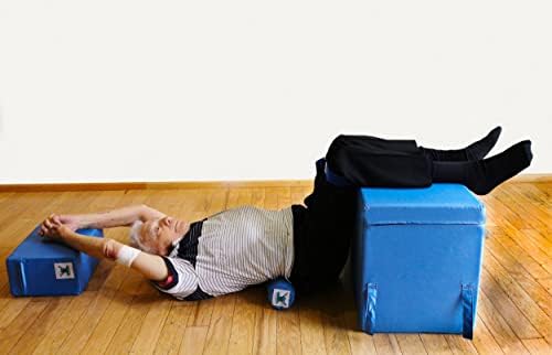 Pain Free-Posture Committed Foam Package (Blocks LARGE & 2 SMALL, Rolls LONG & SHORT, STRAP/Yoga Belt & Prism Glasses Bundle)-Used for All Posture Method Exercises-Back, Shoulder & Neck Pain - Image 5