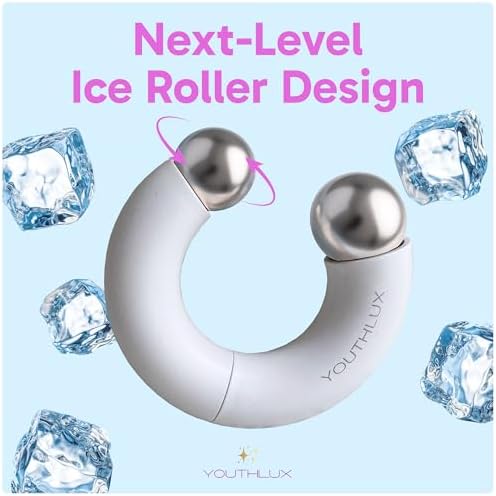 MagniGlow Roller | Magnetic Ice Globes for face with Dual Rollers | Cooling Beauty Ice Face Roller, Eyes & Neck | Portable Skincare Facial Massager for Puffiness Relief & Daily Self-Care - Image 3