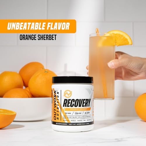 Outwork Nutrition Post Workout Recovery Powder (Orange Sherbet) - Image 4