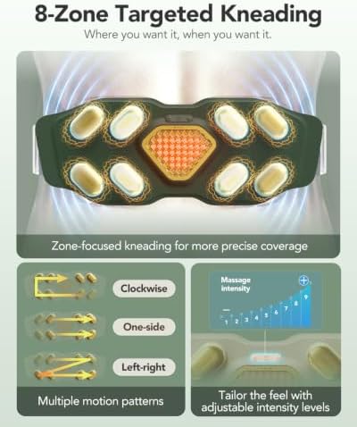 SKG W9 Ultra 2.0 Lower Back Massager for Strain Relief Deep Tissue - Image 6