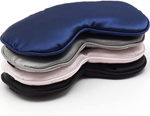 LERSVICVIL 4 Pack Eye Mask for Sleeping Silky Soft Satin Blindfold Adjustable Strap Night Eye Cover for Women Men - Image 5