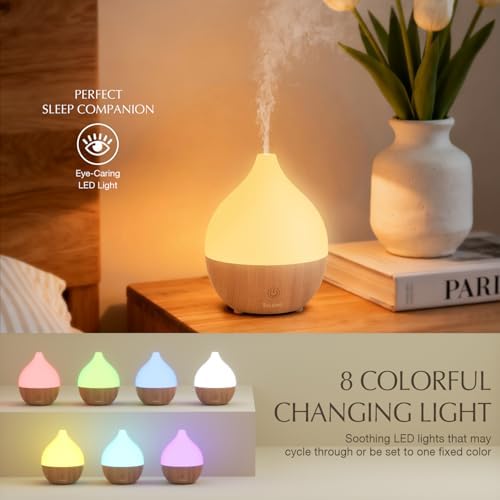 SALKING Essential Oil Diffuser for Home, 100ml Small Aromatherapy Diffuser - Image 2