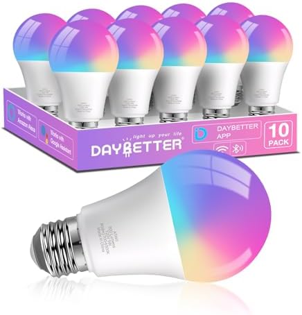 DAYBETTER Smart Light Bulbs,Compatible with Alexa & Google Home by DAYBETTER