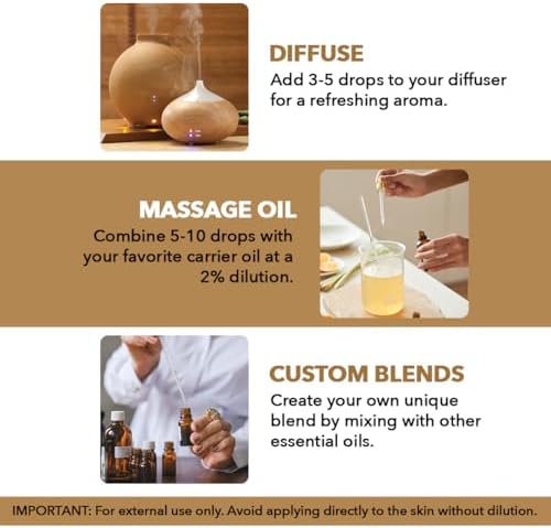 Majestic Pure Essential Oil with Glass Dropper - 100% Pure and Natural - Essential Oils for Diffuser, Aromatherapy, Soap and Candle Making, Frankincense Essential Oil, Frankincense Oil, 1 Fl Oz - Image 3