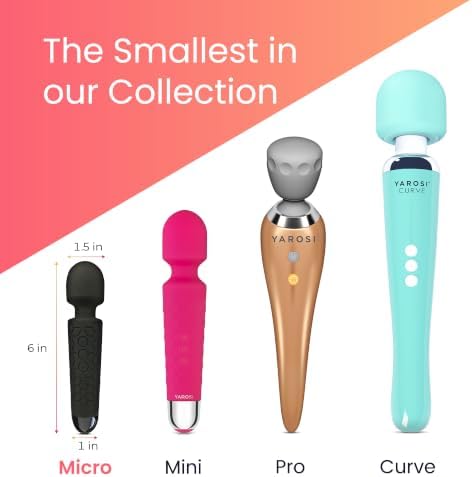 Yarosi Micro Personal Massage Wand Smallest Strongest Handheld Cordless Massager, Strong Powerful Compact Perfect For Travel, Magic Stress Away, All Body Back Legs Hand Pains Sports Recovery - Image 5