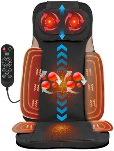 Shiatsu Neck and Back Massager, Rolling Up and Down Deep Tissue Pain Relief by hlthsky