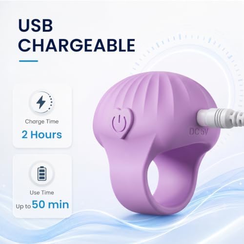 Multifunctional Mini Finger Massage Ball, Waterproof Rechargeable Pocket Relaxation Massage Tool (Purple) - Image 2