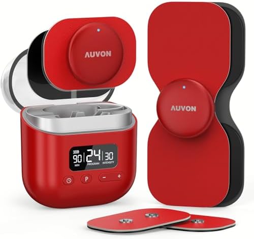 AUVON Wireless 24 Modes TENS Unit Muscle Stimulator for Pain Relief, 6 Pads by AUVON