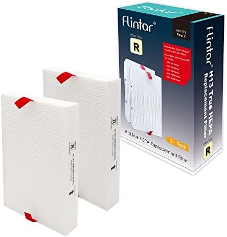 Replacement Filter R, Compatible with Honeywell Air Purifier HPA300, HPA200, HPA 100 and HPA 5000 Series, HRF-R2, 2-Pack by Flintar