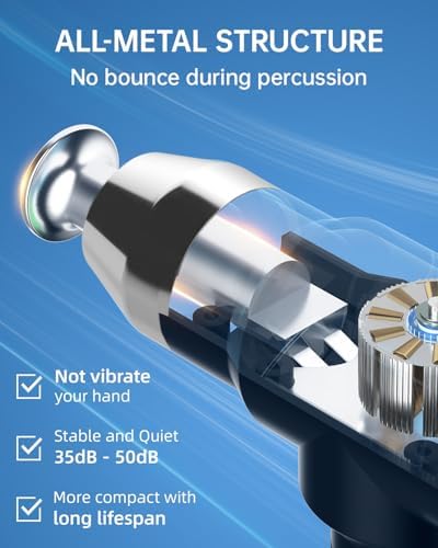Deep Tissue Massage Gun for Athlete with Metal Head,Relieve Sore Muscle-R20 - Image 6