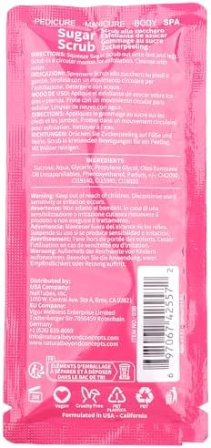 Pedicure Kit Foot Soak Set: Bubble Salt, Sugar Scrub, Massage Mask, Massage Lotion in a Box, 4 Step Foot Spa Kit for Dry Feet and Tired Feet（1 Set Rose - Image 4