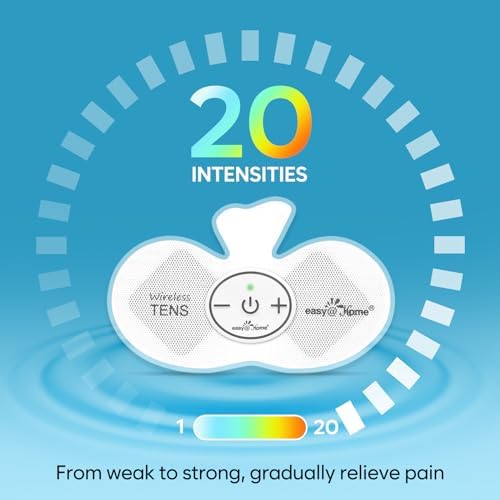 Easy@Home Rechargeable Wireless TENS Unit - EMS Muscle Stimulator - Image 4