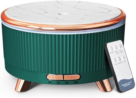 500ml Essential Oil Diffuser, Ultrasonic Aromatherapy Humidifier by YOUENKITY