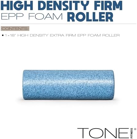 Tone Fitness High Density EPP Foam Exercise Foam Roller for Yoga, Pilates, Stretching, Massage, and Recovery | Multiple Sizes and Colors - Image 2