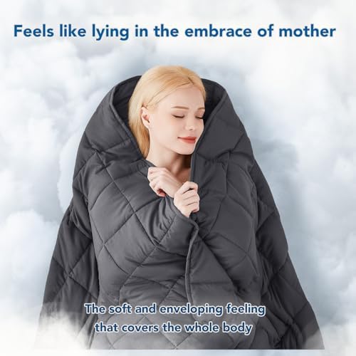 Topcee Weighted Blanket (25lbs 88"x104" Cal King Size) Soft Cooling Heavy Blanket Sleeping, Apply to 240-260 lbs Body, Thick Breathable Blanket with Glass Bead, Easy Care - Image 4