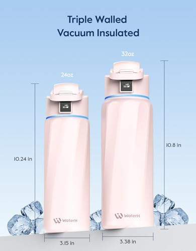 WaterH BOOST Smart Water Bottle Tracker with Reminder to Drink Water, 24oz - Image 5