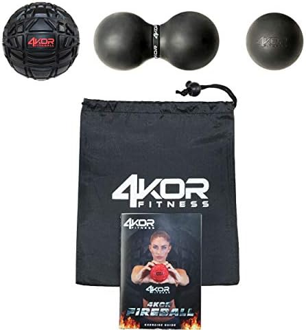 4KOR Massage Balls for Trigger Point Therapy - Myofascial Release Ball - Muscle Relief for Back, Neck, Shoulder, Foot Pain - Fitness Massage Balls for Mobility - Deep Tissue Release Ball - Image 4