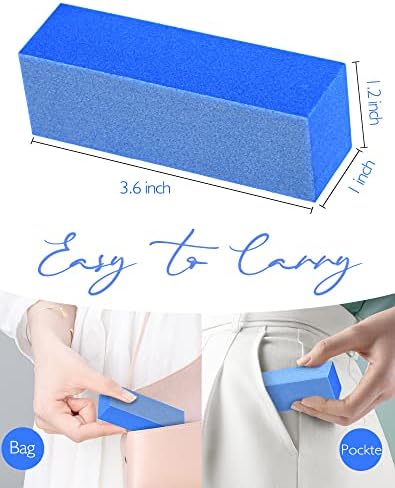 Maryton Nail Buffer Blocks, Fine 180/240 Grit for Natural Nails, 5 PCS - Image 5