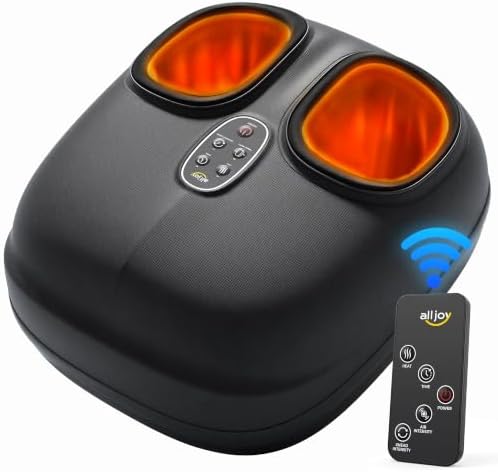 ALLJOY Foot Massager with Heat,Birthday Gifts for Women,3-Zone Foot Machine by ALLJOY