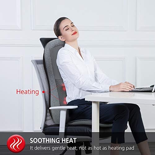 COMFIER Shiatsu Back Massager with Heat, 2D/3D Massage Chair Pad, 10 Nodes - Image 5